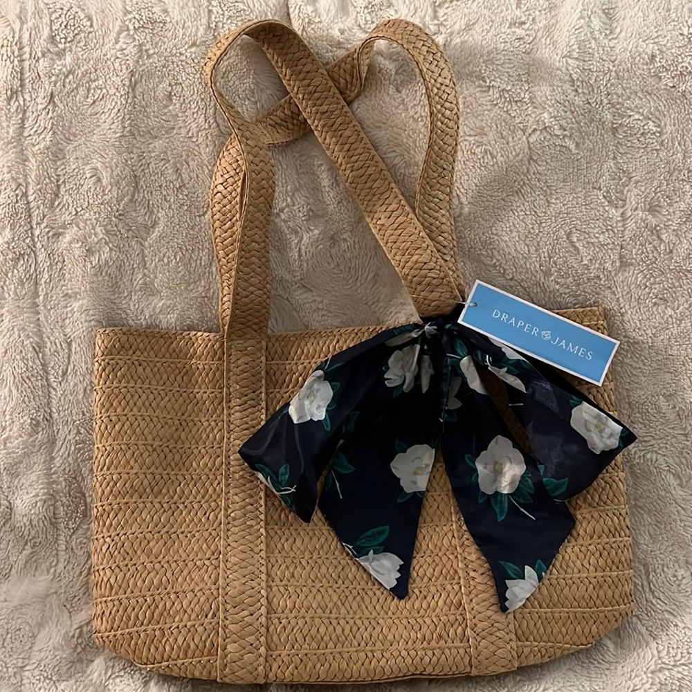 Draper James Everyday Straw Bag